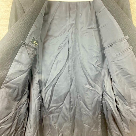 CORNELIANI Made In Italy Wool Cashmere Herringbone Blazer 42R - Picture 3 of 16